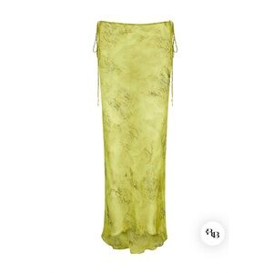 Rat & Boa Lime ‘Cobra’ Skirt